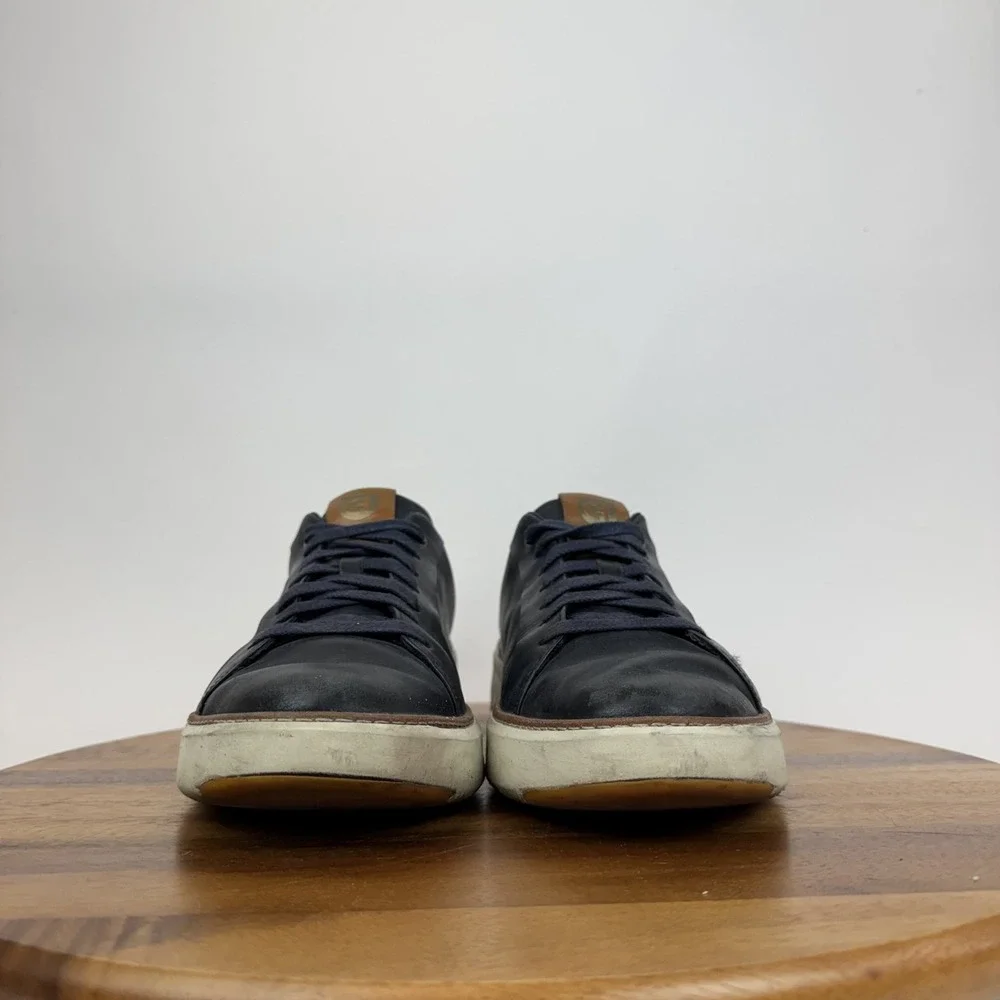 Mens Cole Haan GrandPro TopSpin Blue Leather Casual Sneakers Shoes Size 11.5‎ M